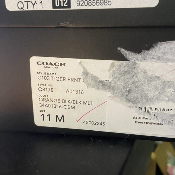 Coach C103 Sneaker Size 11 - Picture 4 of 4
